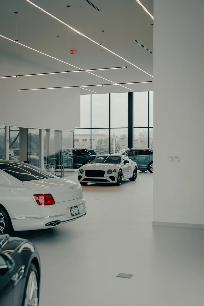 Car dealership showroom